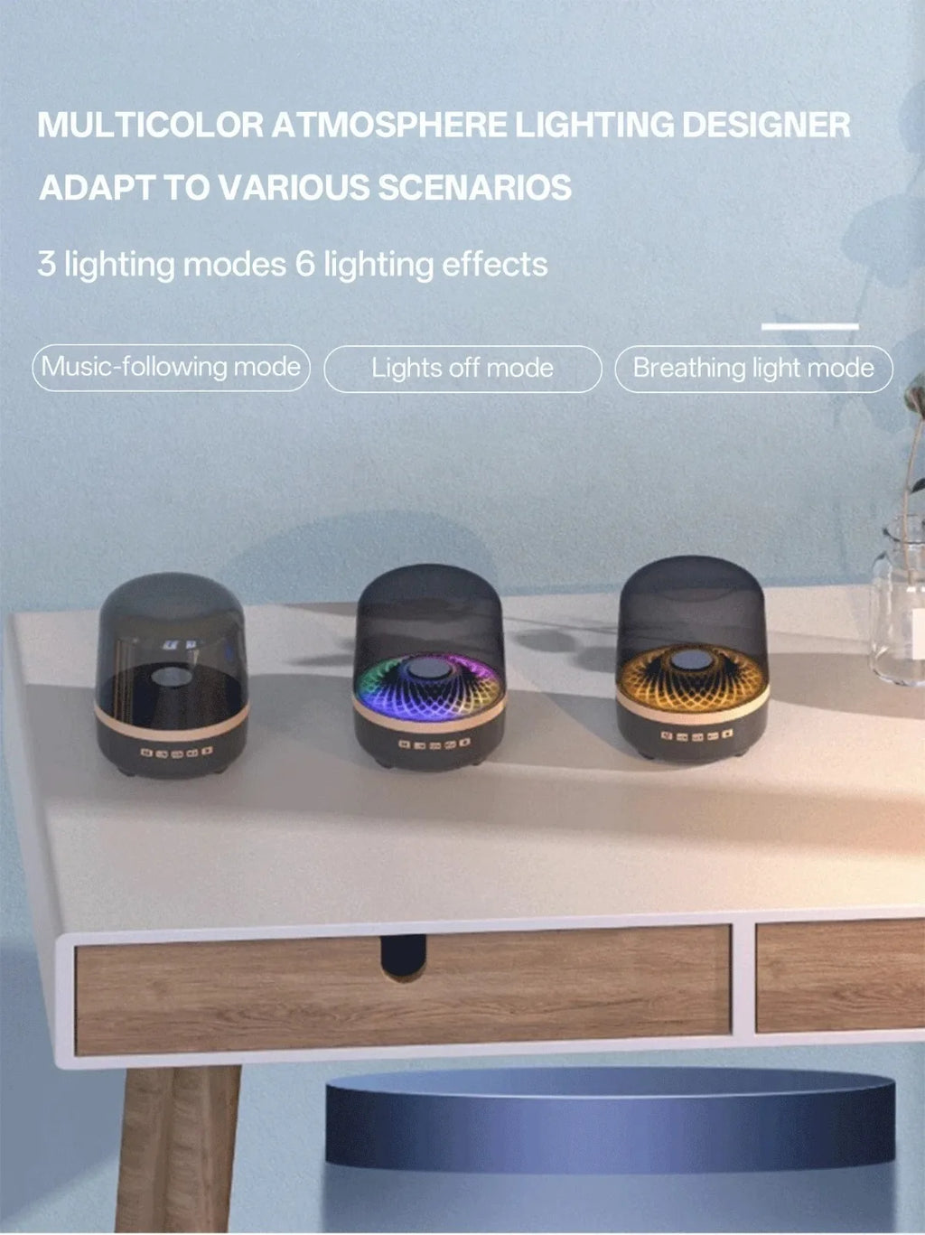 Portable Wireless Soundbar Bluetooth 5.3 | Hi-Fi Speaker with Subwoofer