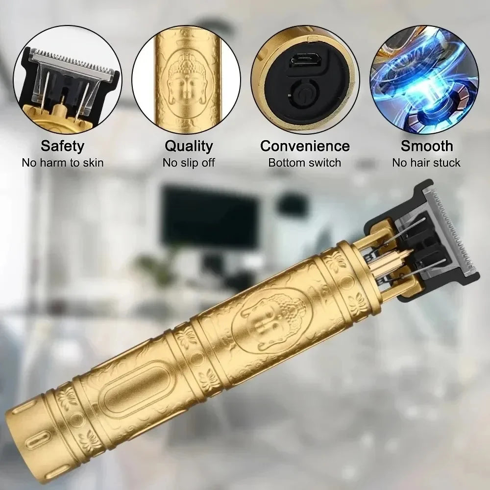 Cordless Hair Clipper & Trimmer | Fast Charging USB