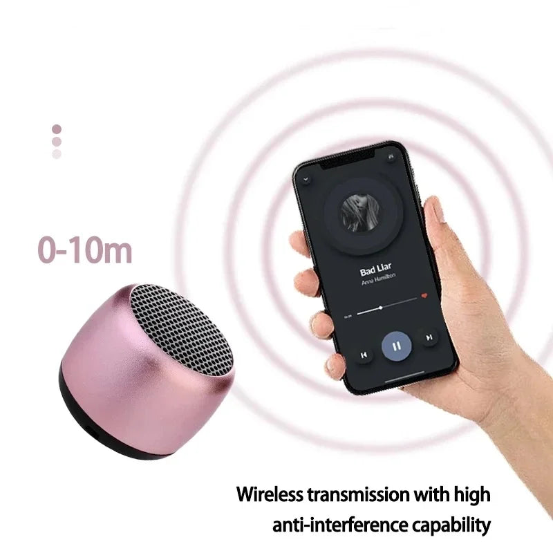 M1 Mini Bluetooth Speaker | Portable Metal Wireless Subwoofer